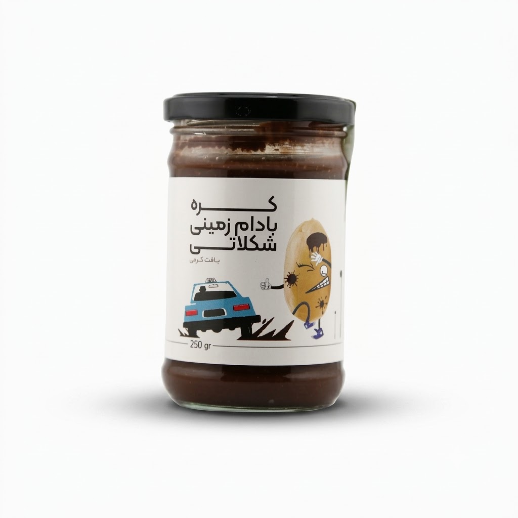 کره بادام زمینی شکلاتی